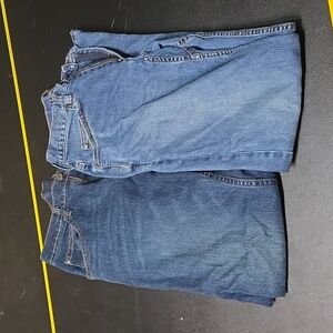 Lot of 2 pairs of jeans 30 x 32
